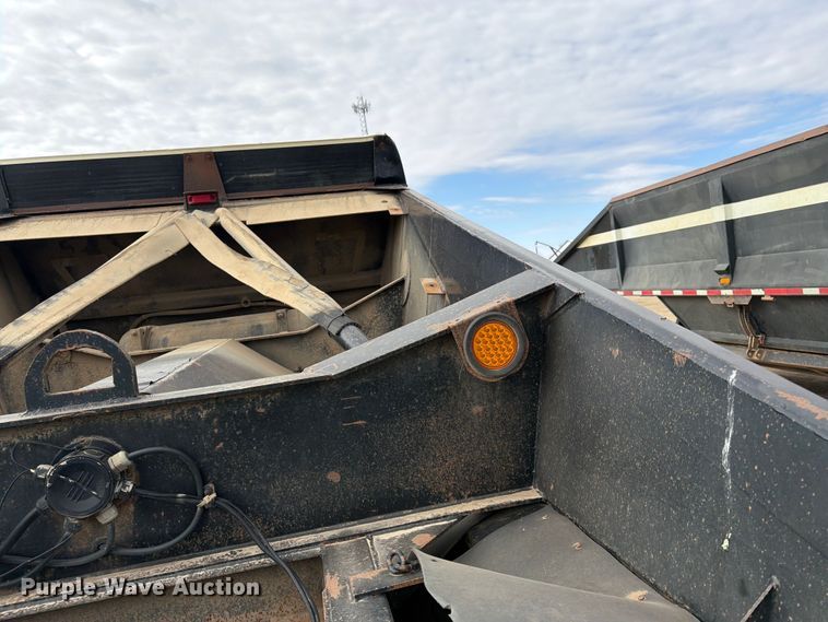 image for item FK0152 1983 Load king 1827-3AXLE bottom dump trailer