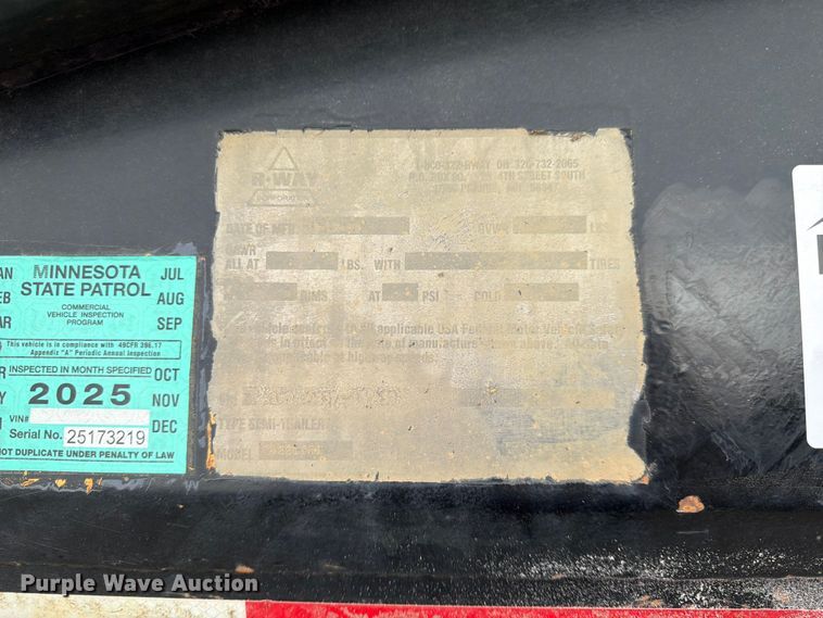 image for item FK0153 1999 R Way bottom dump trailer