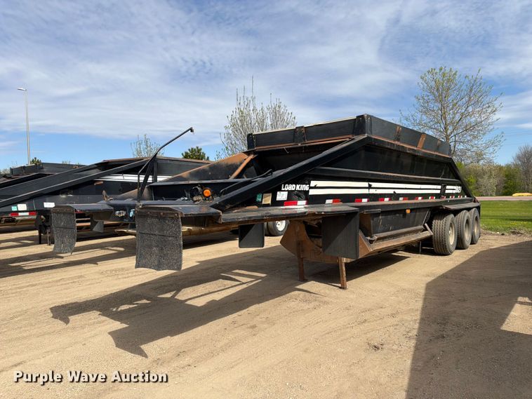 image for item FK0154 1983 Load king 1827- 3 AXLE bottom dump trailer