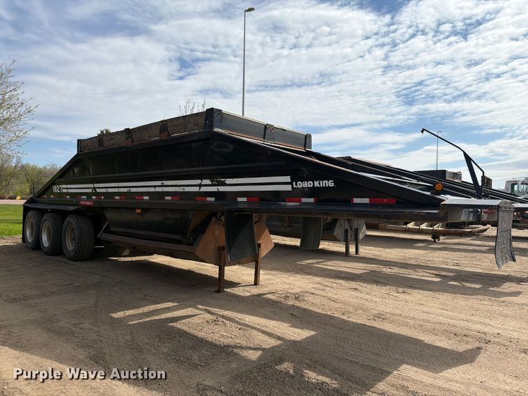 image for item FK0154 1983 Load king 1827- 3 AXLE bottom dump trailer