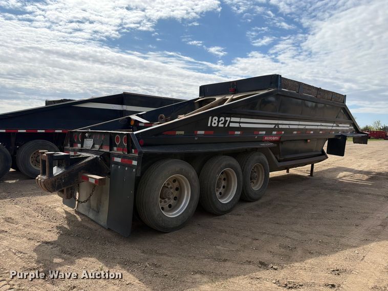 image for item FK0154 1983 Load king 1827- 3 AXLE bottom dump trailer