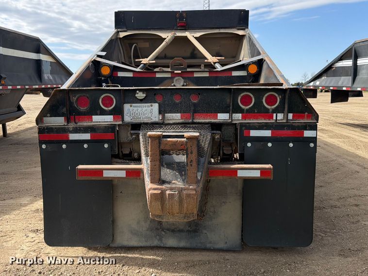 image for item FK0154 1983 Load king 1827- 3 AXLE bottom dump trailer