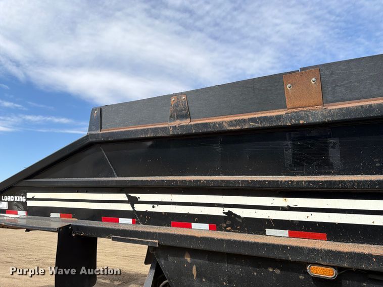 image for item FK0154 1983 Load king 1827- 3 AXLE bottom dump trailer