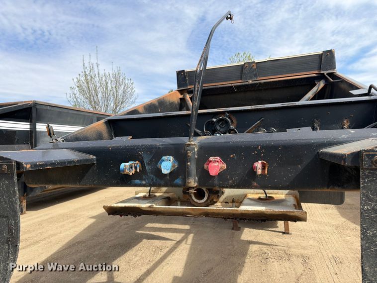 image for item FK0154 1983 Load king 1827- 3 AXLE bottom dump trailer