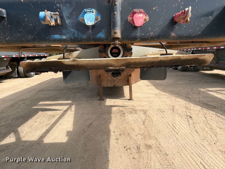 image for item FK0154 1983 Load king 1827- 3 AXLE bottom dump trailer