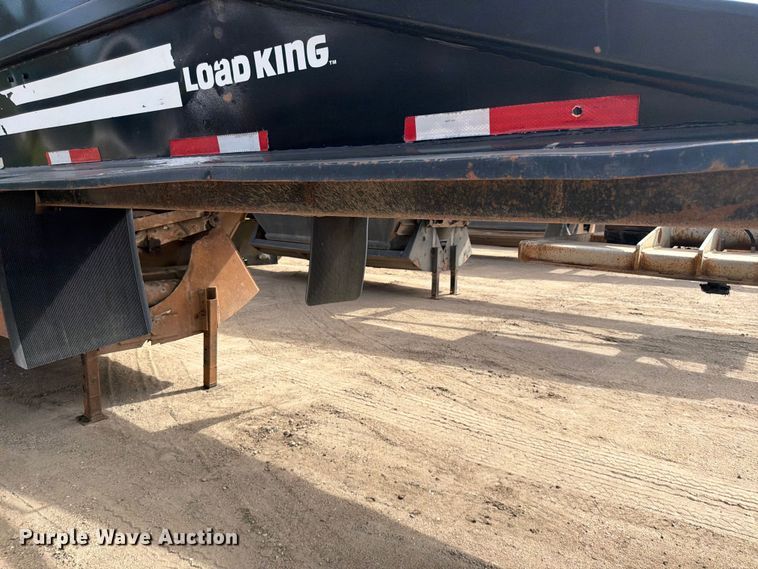 image for item FK0154 1983 Load king 1827- 3 AXLE bottom dump trailer