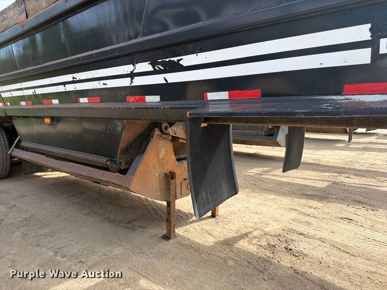 image for item FK0154 1983 Load king 1827- 3 AXLE bottom dump trailer