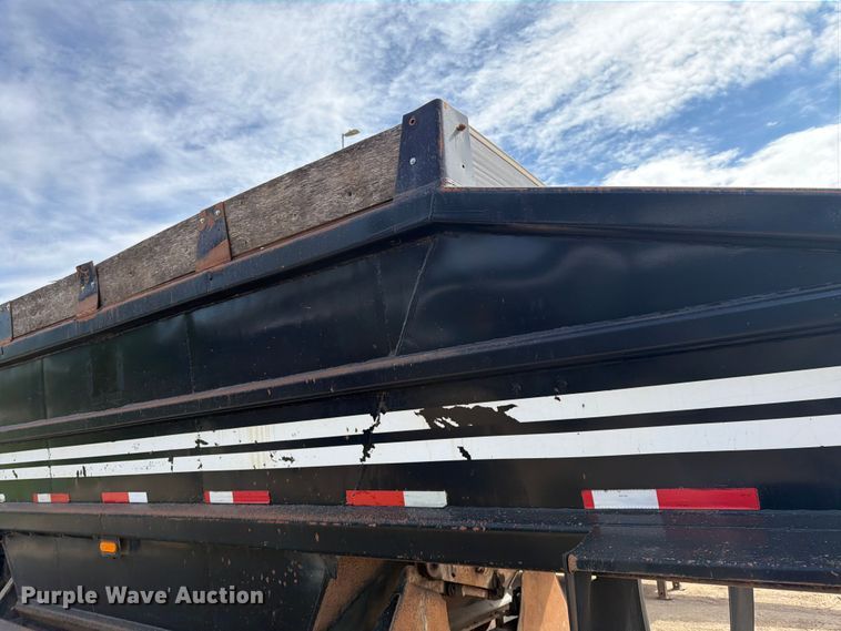 image for item FK0154 1983 Load king 1827- 3 AXLE bottom dump trailer
