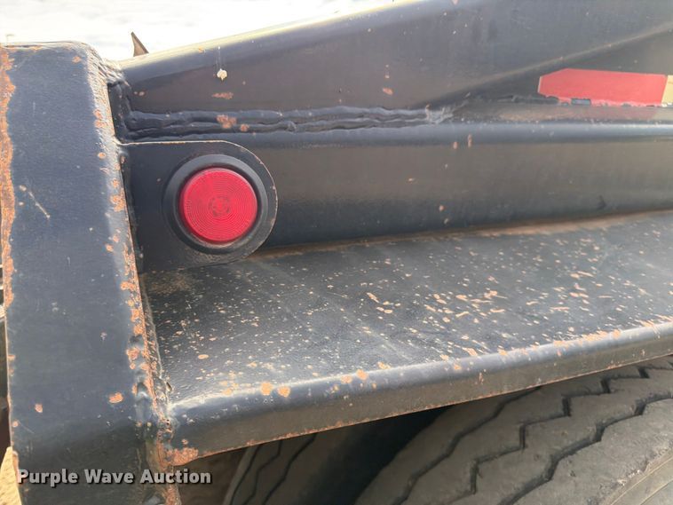 image for item FK0154 1983 Load king 1827- 3 AXLE bottom dump trailer