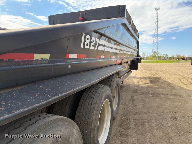 image for item FK0154 1983 Load king 1827- 3 AXLE bottom dump trailer