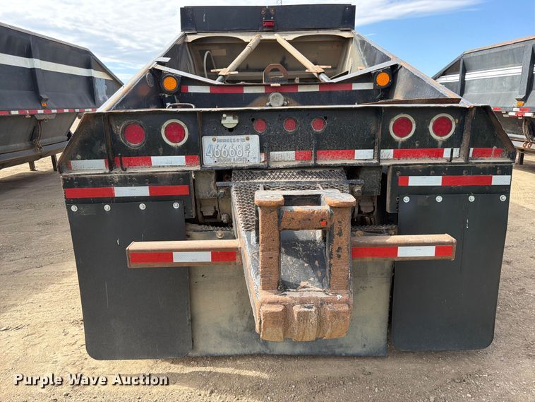 image for item FK0154 1983 Load king 1827- 3 AXLE bottom dump trailer