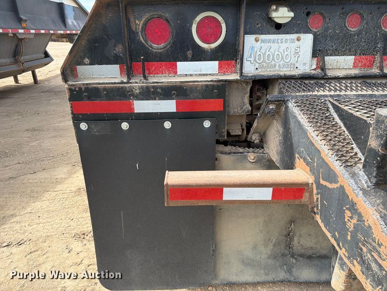image for item FK0154 1983 Load king 1827- 3 AXLE bottom dump trailer