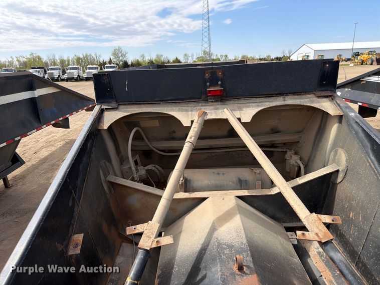image for item FK0154 1983 Load king 1827- 3 AXLE bottom dump trailer