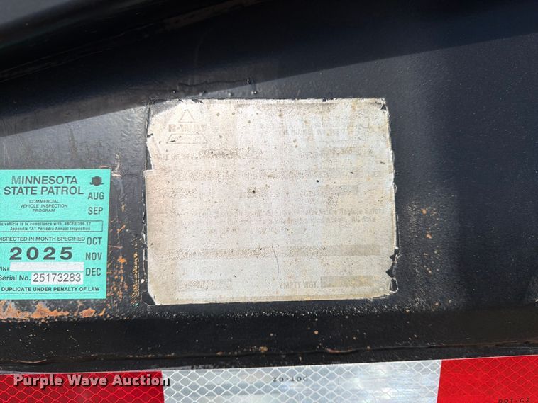 image for item FK0155 1999 R Way bottom dump trailer