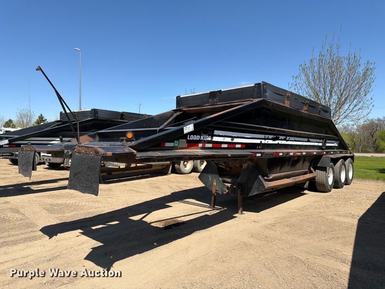 image for item FK0156 1983 Load king 1827-3 AXLE bottom dump trailer