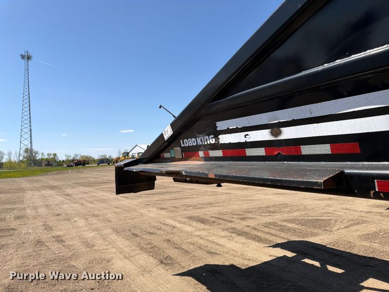 image for item FK0156 1983 Load king 1827-3 AXLE bottom dump trailer