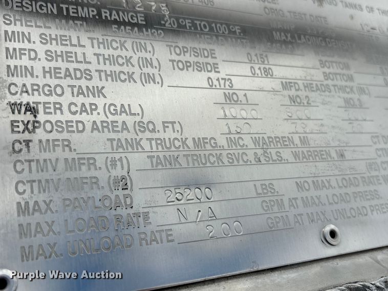image for item FK1430 2014 Kenworth T370 fuel truck