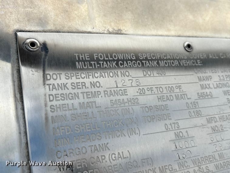 image for item FK1430 2014 Kenworth T370 fuel truck
