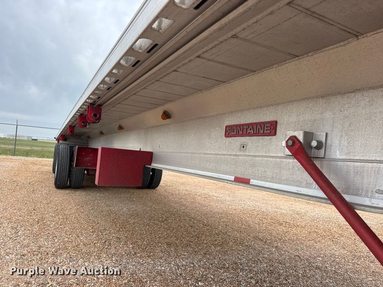 image for item MX9254 2016 Fontaine HCR5212WSA flatbed trailer