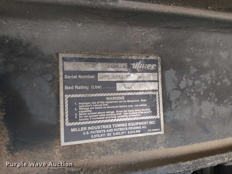 image for item YA1265 2022 International MV607 rollback truck