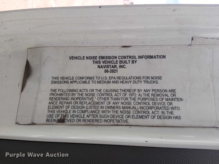 image for item YA1265 2022 International MV607 rollback truck