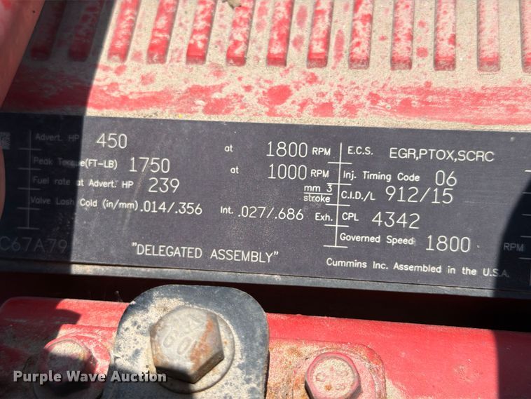 image for item YA1605 2019 Peterbilt 579 semi truck