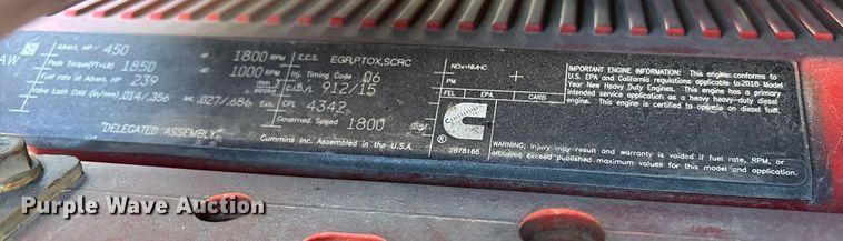 image for item YA1668 2019 International LT625 semi truck