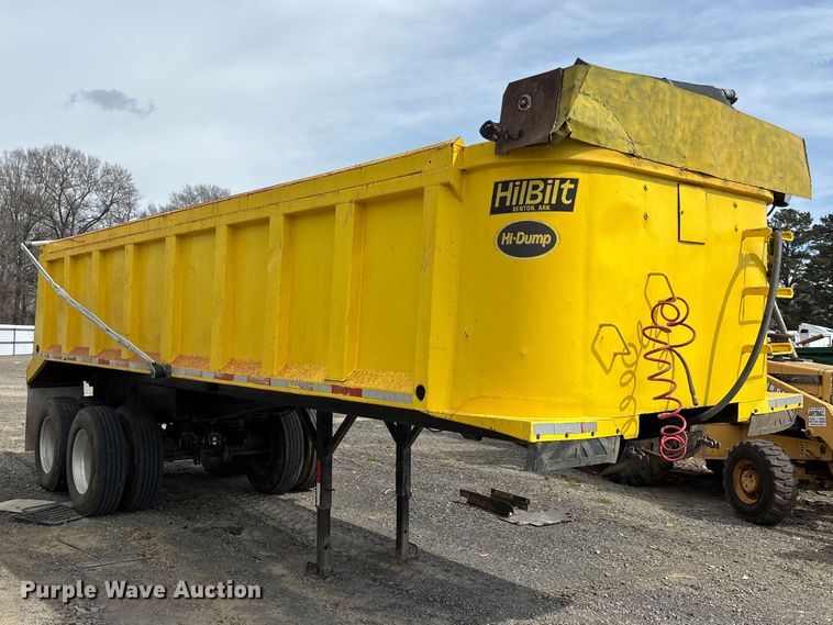 image for item YA2643 1997 Hilbilt end dump trailer