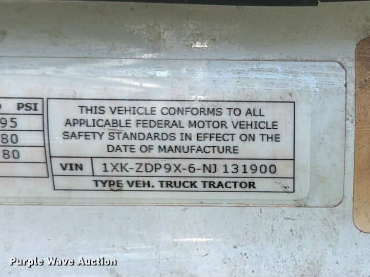 image for item YA2741 2022 Kenworth T880 semi truck