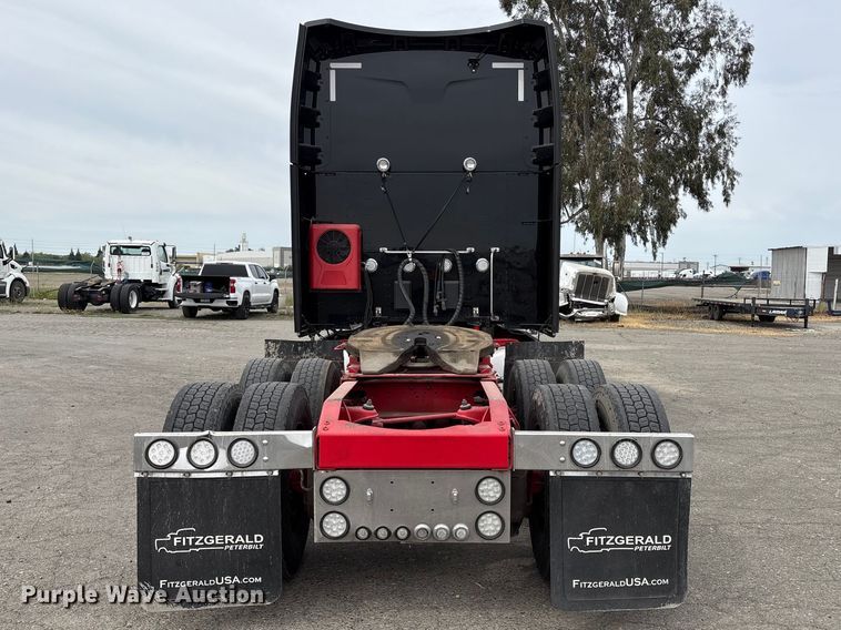 image for item YA2804 2023 Peterbilt 579 semi truck
