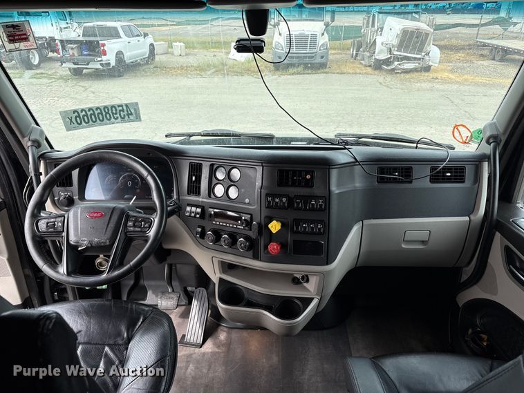 image for item YA2804 2023 Peterbilt 579 semi truck