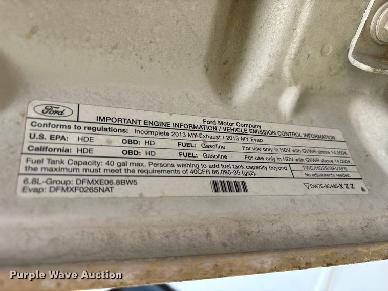 image for item YA3054 2013 Ford F450 Super Duty bucket truck