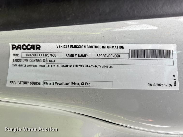 image for item YA3328 2026 Kenworth T880 dump truck