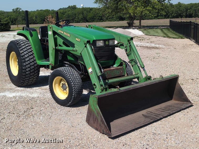 image for item DT1758 2000 John Deere 4700 MFWD tractor