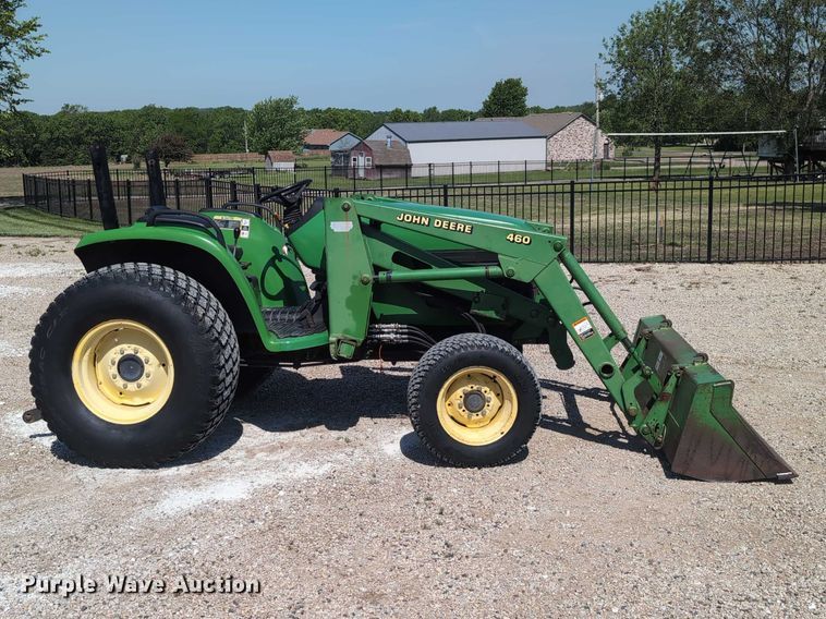 image for item DT1758 2000 John Deere 4700 MFWD tractor