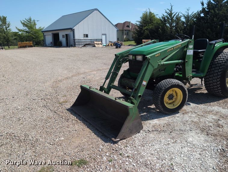 image for item DT1758 2000 John Deere 4700 MFWD tractor