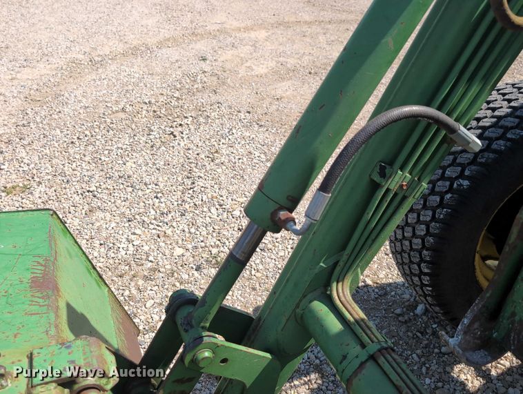 image for item DT1758 2000 John Deere 4700 MFWD tractor