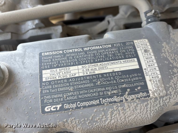 image for item DU6265 2018 UniCarriers PF70 forklift