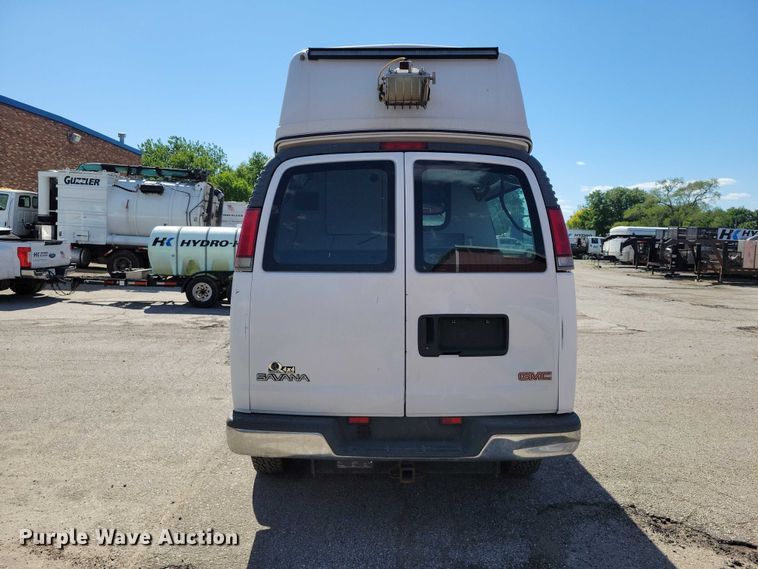 image for item DZ7124 2001 GMC Savana 3500 sewer camera van