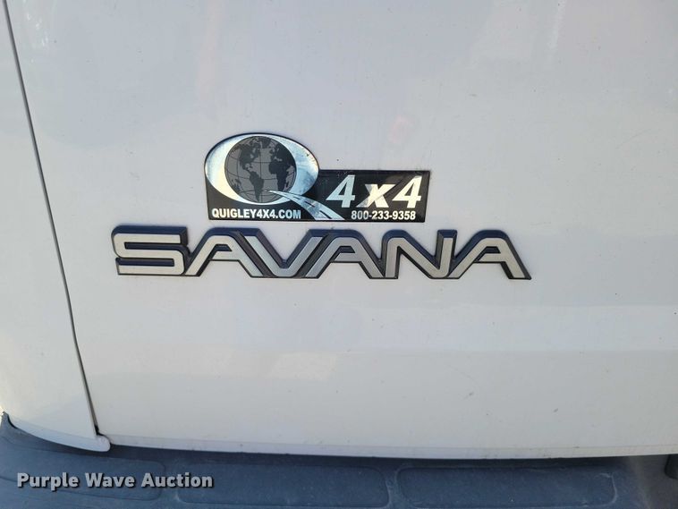 image for item DZ7124 2001 GMC Savana 3500 sewer camera van