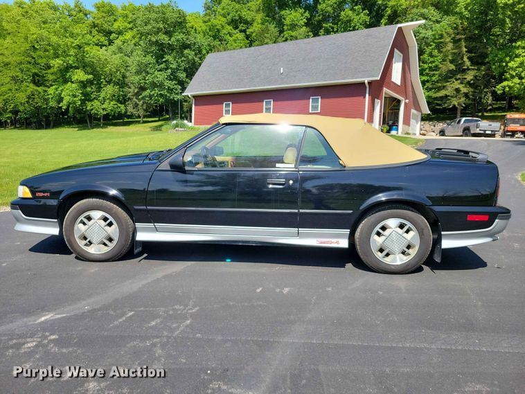 image for item DZ7206 1988 Chevrolet Cavalier Z24 convertible