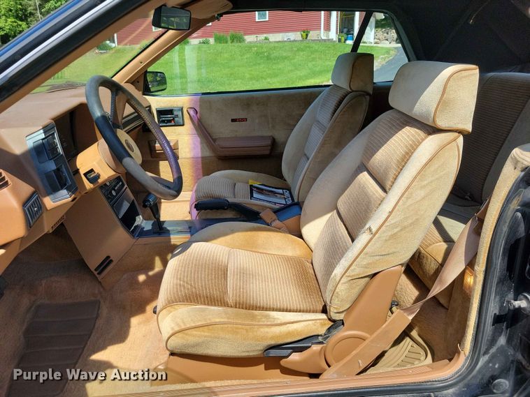 image for item DZ7206 1988 Chevrolet Cavalier Z24 convertible