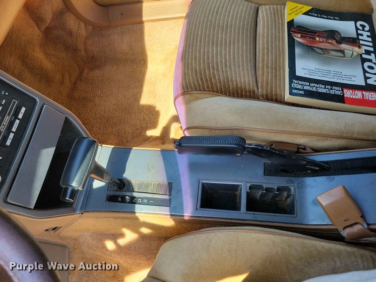 image for item DZ7206 1988 Chevrolet Cavalier Z24 convertible