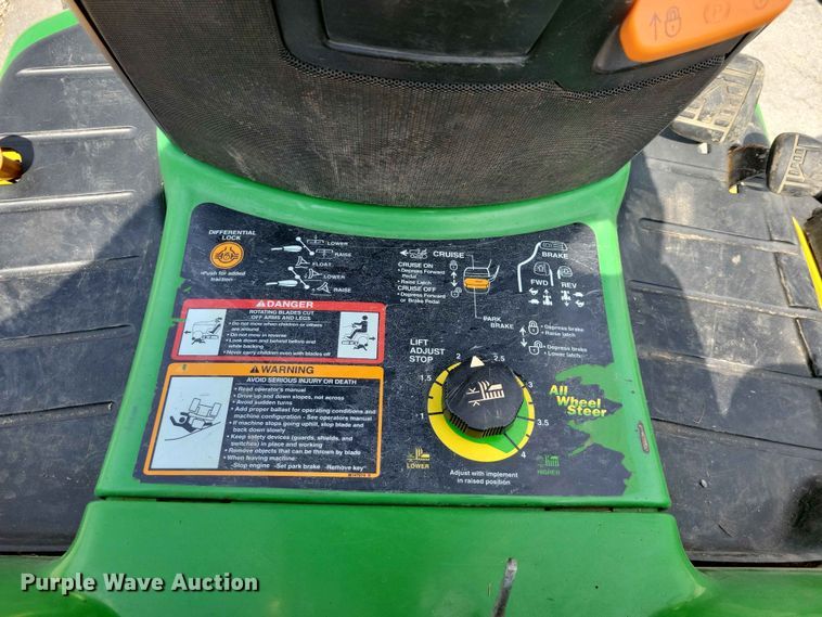 image for item DZ7221 John Deere  X485 lawn mower