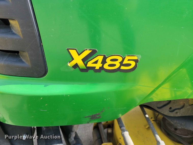 image for item DZ7221 John Deere  X485 lawn mower