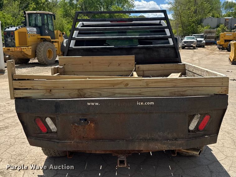 image for item EA2368 2008 GMC Sierra 1500 Ext. Cab flatbed pickup truck