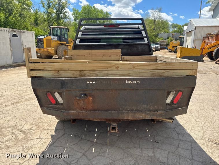 image for item EA2368 2008 GMC Sierra 1500 Ext. Cab flatbed pickup truck