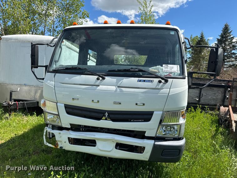 image for item EA2369 2017 Mitsubishi Fuso FEC72W Crew Cab truck cab and chassis