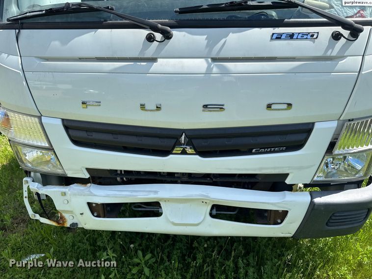 image for item EA2369 2017 Mitsubishi Fuso FEC72W Crew Cab truck cab and chassis