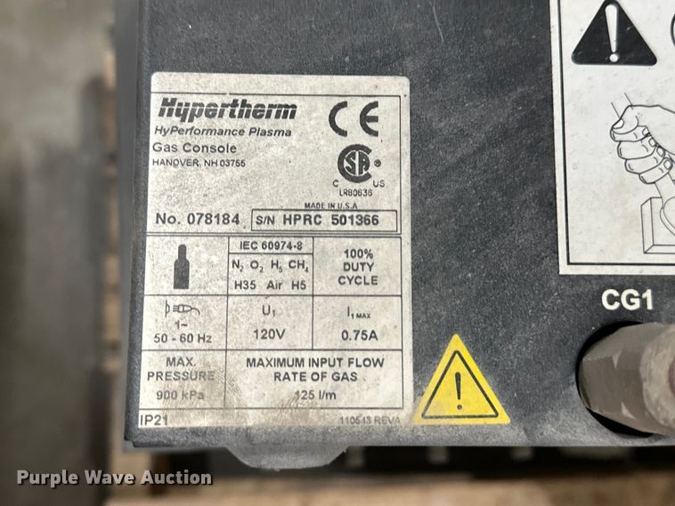 image for item EA4871 Hyperformance HPR130 plasma Cutter